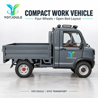YOTJOULE Camion utilitaire électrique, mini-pick-up, véhicule de transport, véhicule de travail, cabine fermée, benne ouverte, transport d'usine