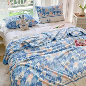 Holesale lorloral FT OFT lanlannel uustom rinenjuagado lehrow lanlanket Fo OME ame ececor - Product Image 2