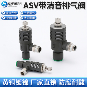 ASV310F-01-06S วาล์วควบคุมการไหลแบบเร็ว 1/4 นิ้ว สำหรับแก๊สและลม ใช้ได้ทั่วไป - Product Image 4