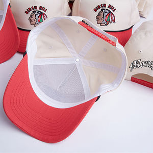 Мужская бейсболка Goras с индивидуальным дизайном, 5-панельная, в стиле Frame Structure, из хлопка, с 3D вышитым логотипом, с веревочным декором, для гольфа - Product Image 4