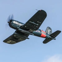 Avion de chasse RC FMS 130P 1700mm F4U V3 PNP 6CH avec hélice à quatre pales, modèle d'avion sans balais