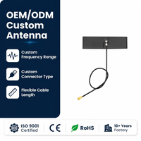 Antenne intégrée flexible FPC omnidirectionnelle verticale 2,4 GHz 15 dBi 50 Ohm avec connecteur BNC, fréquence personnalisée, pour LoRa LPWAN IoT, OEM ODM