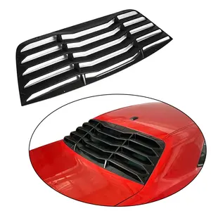 Front Bumper corner lip side skirt Face Kit rear window louvers for dodge charger body kit accessories GT/GR style ABS 2008+