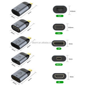 UHD 8K type-c vers mini DP <span class=keywords><strong>USB</strong></span> C vers mini DP adaptateur convertisseur vidéo 4K 60Hz ordinateur portable accessoires de téléphone Mobile - Product Image 4