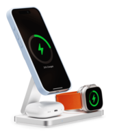 Chargeur Sans Fil Magnétique 3-en-1 Dropshipping 2026 pour iPhone Charge Rapide 15W pour iPhone 17 Pro Max Chargeur Montre