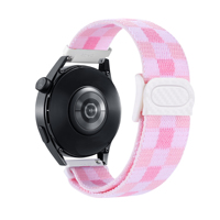 Enjoy Pretty Factory Sales 20mm 22mm Hebilla de plástico Correa de reloj trenzada de nailon elástico ajustable