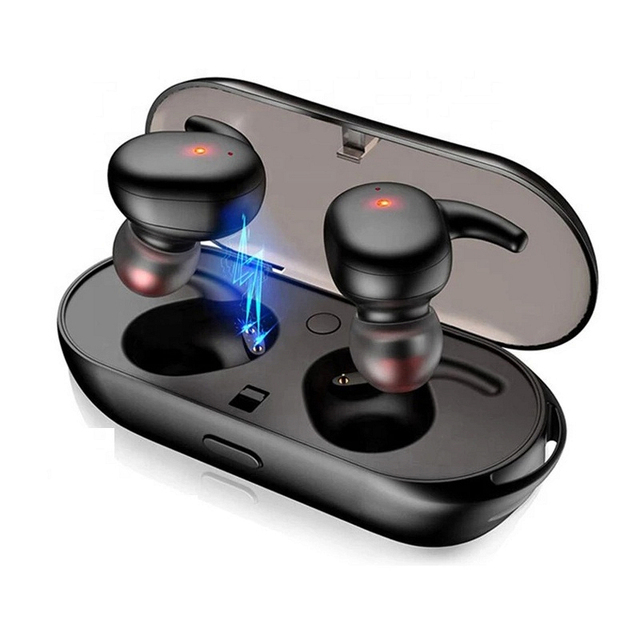 Y30 Blue Tooth Wireless Earphone Outdoor Sports Headset 5.0 With Charging Bin Power Display Touch Control Headphone Earbuds