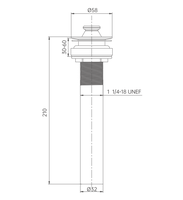 Robinet de vidange clic-clac pour lavabo de salle de bain, accessoires de vidange chromés avec tuyau de drainage, design moderne pour usage hôtelier