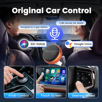 Adaptador Inalámbrico 2 en 1 para Auto, Dongle USB, Convertidor USB, Carplay Inalámbrico, Carlinkit Mini Ultra3, Car Play