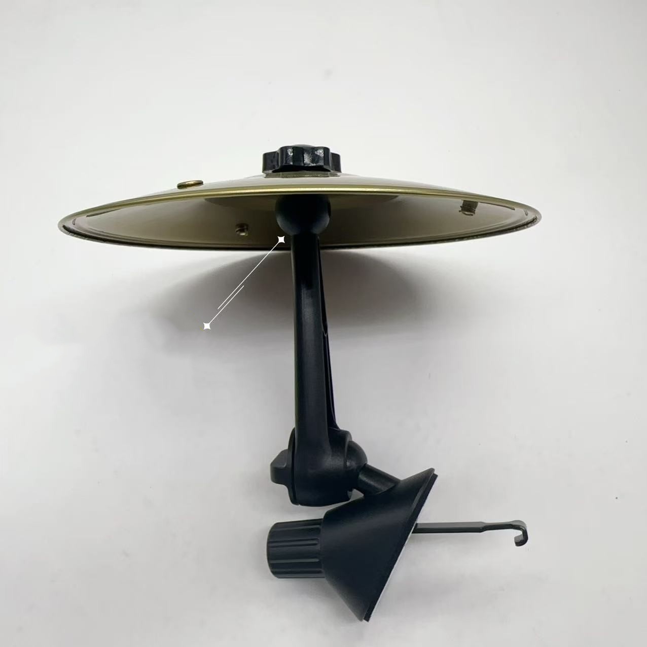 Cymbales de voiture-or-tête universelle