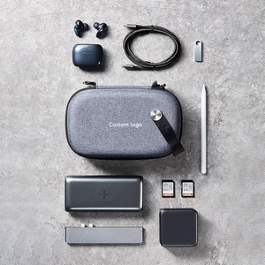 Electronic Organizer Waterproof <b>Storage</b> Bag Travel Essentials with Cable <b>USB</b> Flash Drive Charger External Battery Memory Card - Product Image 3