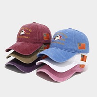 Gorra de Béisbol Bordada de Lujo con Rayas Étnicas Americanas, Conmemorativa del 250 Aniversario de la Libertad