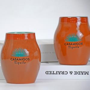 कस्टम टेराकोटा कॉकटेल शराब सिरेमिक कैटिटोस क्लासिक टेराकोटा मिट्टी प्रामाणिक मेक्सिकन कप - Product Image 2