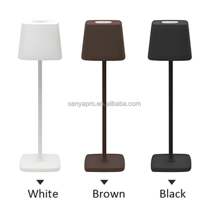Senya-Pro <strong>LED</strong> Desk Light <strong>Portable</strong> Night Light Metal Aluminum for Indoor Room Marble Base Table <strong>Lamp</strong> for <strong>Reading</strong> Room or Bedroom - Product Image 1