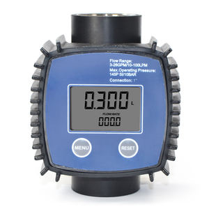 Débitmètre électronique numérique de carburant diesel haute précision Jauge de débit de liquide huile eau K24 Débitmètre à turbine - Product Image 2