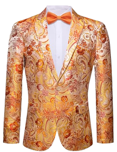 Blazer de Negocios para Hombre, Económico, OEM, con Parches, Cuello en V, Manga Larga, Resistente al Viento y Transpirable (Oficina/Formal) - Product Image 1
