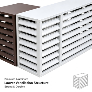 Housse de protection pour climatiseur scolaire en métal, fabriquée en alliage d'aluminium de haute qualité, installation facile, design moderne, garantie 1 an - Product Image 4