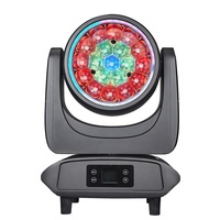 Projecteur à tête mobile zoom LED RGBW FEIYUEYUE IP65 étanche pour extérieur, 19x40W, 80 CRI, anneau de 4 à 60 pixels, pour événements, concerts, télévision, scène