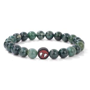 Unisex alla moda di cristallo curativo per bracciale con ciondolo ragno <span class=keywords><strong>uomo</strong></span> ciondolo in ceramica naturale perline di pietra naturale a forma di palla regalo - Product Image 6