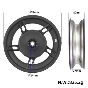 Xiaomi 6Lite scooter wheel <b>hub</b> 4Lite second-generation wheel <b>hub</b> aluminum alloy high strength load-bearing - Product Image 1