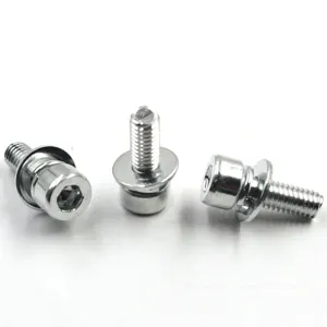 Hex Socket Cup Head Screw Bolts M5 spring washer types socket head screw with captive washer