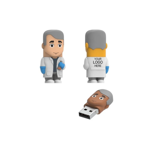 Clé USB personnalisée en PVC souple pour <span class=keywords><strong>femme</strong></span> biologue <span class=keywords><strong>scientifique</strong></span> /16 Go/32 Go/64 Go Stockage Clé USB de classe A - Product Image 3