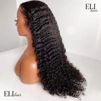 Peluca frontal de encaje HD 13x6 con ondas profundas, cabello brasileño, densidad 180% 250%, sin pegamento, pelucas de cabello humano virgen HD completo para mujeres afroamericanas