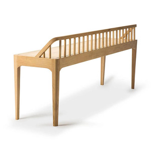 Banco de Madera Maciza Hecho a Mano, Muebles de Primera Calidad para Interiores, Comedor, Sala de Estar, Entrada, Decoración del Hogar, Estilo Rústico, Hotel - Product Image 4