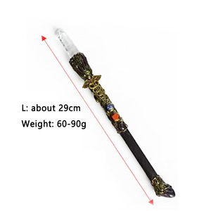 Bán buôn Chất lượng cao tinh thể tự nhiên chữa bệnh đá rõ ràng thạch anh kim loại Cây Đũa Thần làm bằng tay đá quý Cây Đũa Thần - Product Image 6