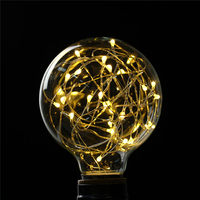 E27 220V Vintage Design Fée LED Ampoule G95 RGB Guirlande Lumineuse Filament LED Lampe Pour Noël Vacances Mariage Décoration Éclairage