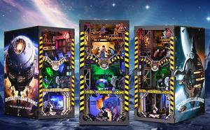 Interstellar Home DIY Puzzle en bois Book Nook 3D Space Themed Mini Bookshelf Decor Sci Fi Gift pour adultes et adolescents - Product Image 4