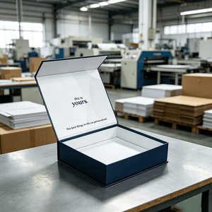 Cajas Rígidas Magnéticas Azul Marino Personalizadas con Inserto <span class=keywords><strong>de</strong></span> EVA <span class=keywords><strong>de</strong></span> 4 Ranuras para Spray <span class=keywords><strong>de</strong></span> Cuidado <span class=keywords><strong>de</strong></span> la Piel, Cosméticos, Embalaje <span class=keywords><strong>de</strong></span> Regalo, <span class=keywords><strong>Caja</strong></span> <span class=keywords><strong>de</strong></span> Papel - Product Image 1