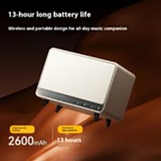 Altavoz inalámbrico para computadora, portátil para el hogar, calidad de sonido envolvente, regalo de Audio de escritorio Retro con 5,0 para batería Digital - Product Image 4