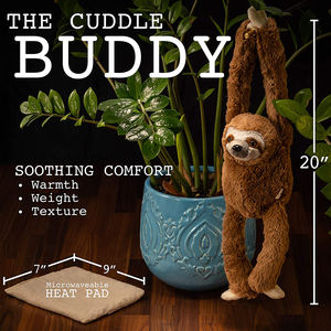 5609 Crampes Coussin Chauffant <span class=keywords><strong>Micro</strong></span>-ondes Paresseux Animal En <span class=keywords><strong>Peluche</strong></span> Longue Durée Réutilisable <span class=keywords><strong>Micro</strong></span>-ondes Pesé Paresseux En <span class=keywords><strong>Peluche</strong></span> Sac De Haricot Jouet - Product Image 4