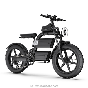 Vélo électrique de ville à pneus larges avec batterie au lithium 60V 2500W, moteur sans balais à moyeu arrière, vélo cargo 20Ah, recharge facile - Product Image 5