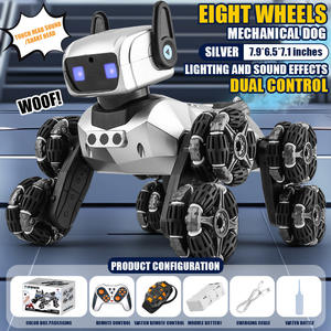 Cross-Border New Huit-Wheel Stunt RC Car Jouet pour enfants Mécanique <span class=keywords><strong>Chien</strong></span> Secouer <span class=keywords><strong>la</strong></span> tête Télécommande électrique Fabriqué - Product Image 3