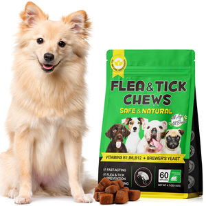 Suplemento Natural en Tabletas Masticables para la Prevención de Pulgas y Garrapatas en <span class=keywords><strong>Perros</strong></span>, con Vitaminas B1, B6 y B12, Levadura de Cerveza, para la Piel, el Pelaje y el Sistema Inmunitario, para Todas las Razas, OEM - Product Image 3