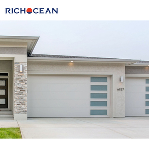 Portes de <span class=keywords><strong>garage</strong></span> sectionnelles modernes en acier isolé RICHOCEAN pour la maison, vente en gros - Product Image 3