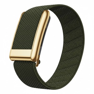 Bracelet de remplacement en nylon tricoté doré de qualité supérieure pour WHOOP 5.0/ONE/PEAK/MG 25 mm avec boucle à anneau unique - En stock - Product Image 6