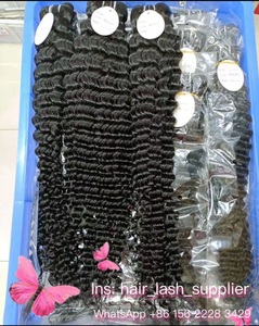 100% שיער אדם גולמי חבילות שיער camboardian לא מעובד יכול צבע יכול להלבין לא סבך לא שפיכת. - Product Image 3