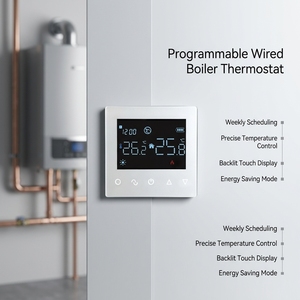 Termostato de Agua Inteligente <span class=keywords><strong>Tuya</strong></span> de Diseño Moderno y Alta Calidad, Termostato Inalámbrico Wifi <span class=keywords><strong>Opentherm</strong></span> para Baño y Apartamento - Product Image 5