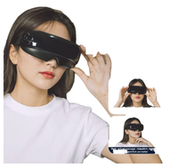 Masseur oculaire intelligent E04 à microcourant rechargeable par USB avec vibration et contrôle de la minuterie