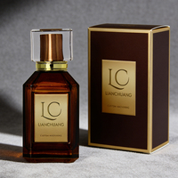 Nouveauté 50ml 100ml Flacon de parfum Luxe Classique Flacon en verre transparent avec boîte cadeau pour étiquette privée personnalisée Emballage