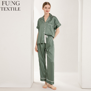 Pyjamas personnalisés FUNG 6028 <span class=keywords><strong>pour</strong></span> <span class=keywords><strong>la</strong></span> <span class=keywords><strong>mère</strong></span> <span class=keywords><strong>de</strong></span> <span class=keywords><strong>la</strong></span> <span class=keywords><strong>mariée</strong></span>, vêtements <span class=keywords><strong>de</strong></span> détente <span class=keywords><strong>pour</strong></span> <span class=keywords><strong>la</strong></span> fête nuptiale en stock - Product Image 2