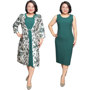 काले महिलाओं के लिए 2022 सस्ते चर्च के कपड़े 2 टुकड़े स्कर्ट सेट सुंदर दुल्हन औपचारिक महिला सूट - Product Image 3