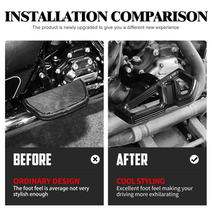 Kit de Reposapiés Trasero para Motocicleta <span class=keywords><strong>Harley</strong></span> Touring Sportster Dyna Glide <span class=keywords><strong>Fat</strong></span> <span class=keywords><strong>Boy</strong></span> FL - Product Image 6