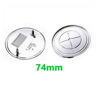 82mm 78mm 74mm Grille avant de voiture décorative, Emblème de capot arrière, Accessoires automobiles pour E30 E38 E39 E46 E60 E61 E90 X1 X3 X4 X5 X6 X7