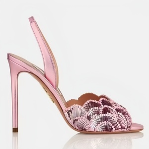 Sandalias de tacón alto sexys de verano para mujer, con decoración brillante y cordones, para bodas y fiestas. - Product Image 4