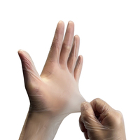 Gants en vinyle PVC transparents jetables sans poudre, de qualité alimentaire, compatibles écrans tactiles, pour usage domestique et professionnel