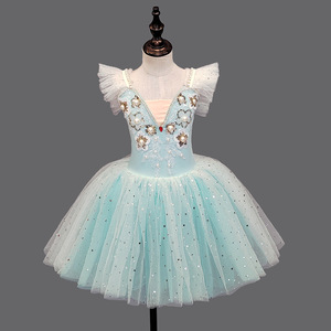 Profesional elegante tamaño personalizado niños niñas mujeres adultos Ballet rendimiento desgaste disfraces largo romántico tutú - Product Image 3